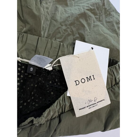 DOMI Armande Jogger Shorts in Green - Picture 4 of 4